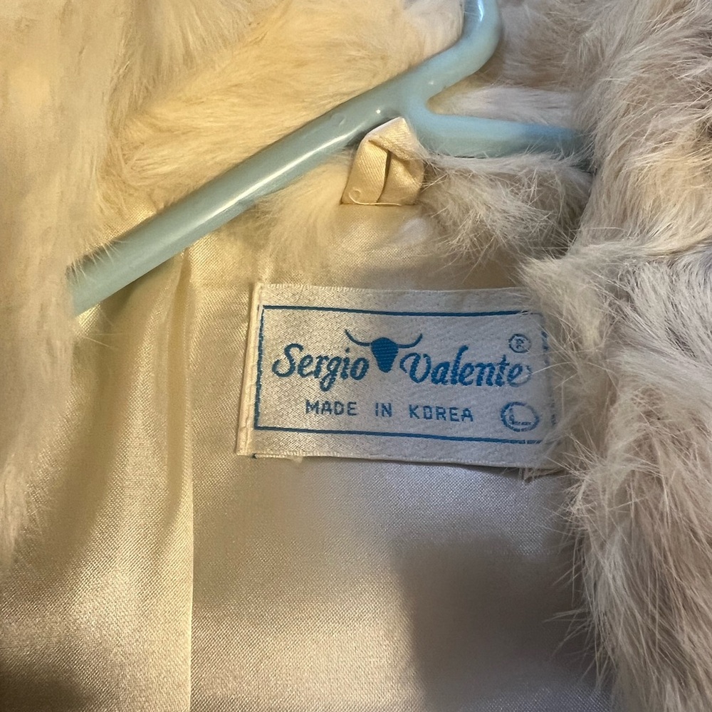 Sergio Valente Rabbit fur coat - Picture 3 of 5